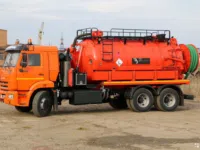 Вакуумная машина КамАЗ 65115 АКНС-14 НПО Вектор