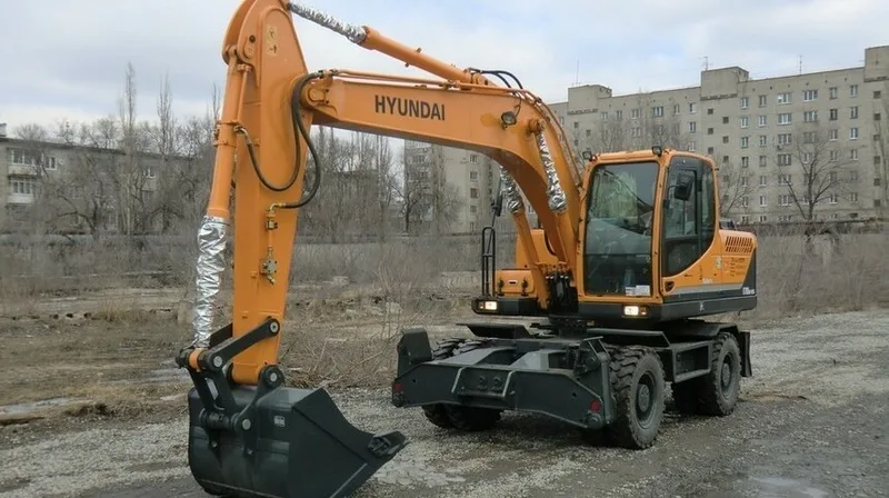 Колесный экскаватор Hyundai R170W
