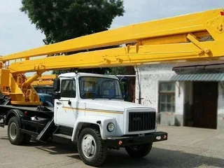 Средневысотная автовышка ГАЗ 22.02