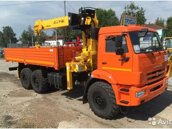 Бортовой грузовик с КМУ КамАЗ 43118-3027-50 с КМУ Soosan SCS746 LTop