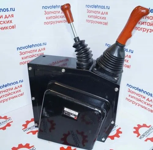 Джойстик механический для погрузчика в сборе с гидрораспределителем 3-х контурный для китайских фронтальных погрузчиков ZL20, ZL30 марок: Fukai, SZM, HZM, Bull SL, CTK S, Yigong, Laigong, Neo S, Neo, 
