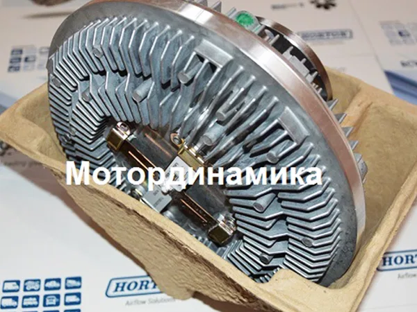 Вискомуфта VS212 для двигателя Cummins ISLe автомобиля РИАТ, арт. 452200201031, OEM-№452100131002