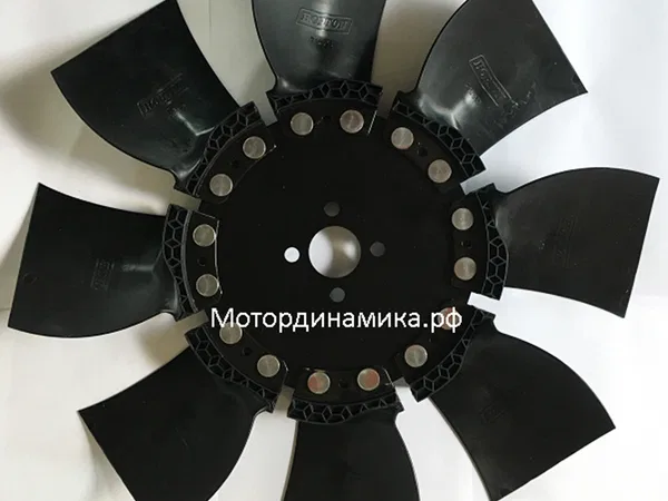 Крыльчатка вентилятора для мини-погрузчика ANT-1000.01 с двигателем John Deere 4045DF270, диаметр 460 мм, нагнетающего типа, Horton