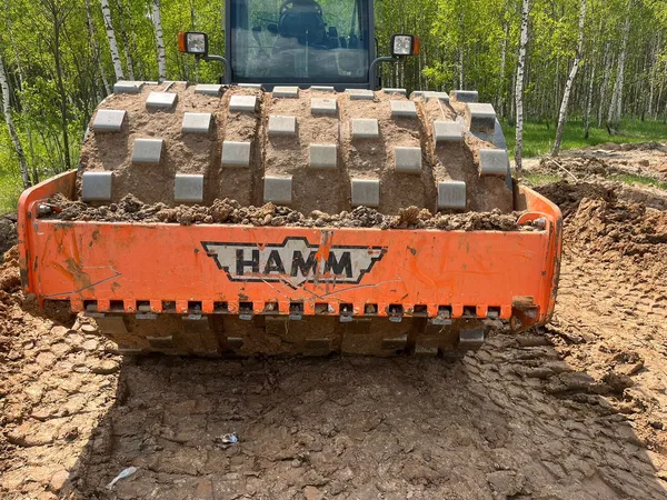 Кулачковый бандаж на грунтовой каток HAMM 3412