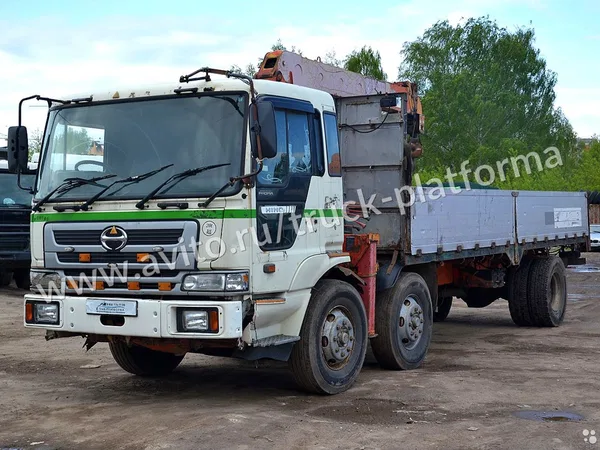Бортовой грузовик с КМУ HINO Profia с КМУ Unic