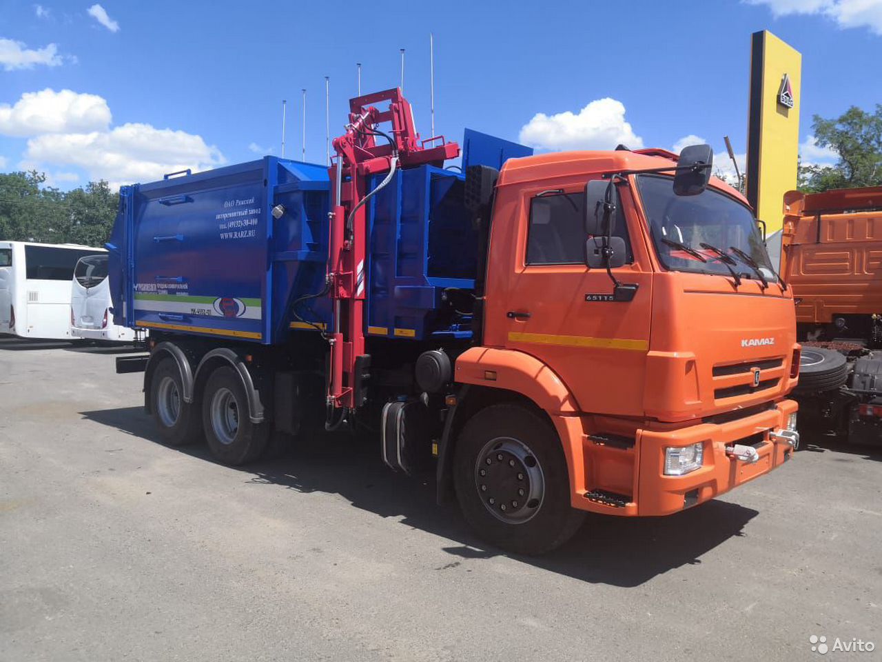 Мусоровоз РАРЗ МК-4552-07 на шасси КамАЗ
