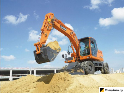 Колесный экскаватор Doosan DX140W