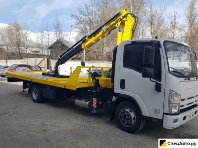 Эвакуатор JAC N80 с КМУ