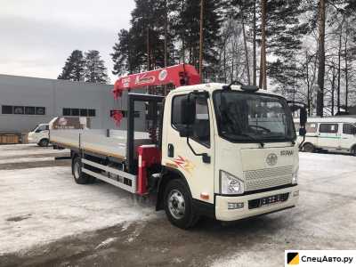 Бортовой грузовик с КМУ FAW 1066 Tiger V