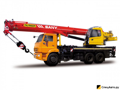 Автокран Palfinger Sany КС-5573А на шасси КамАЗ