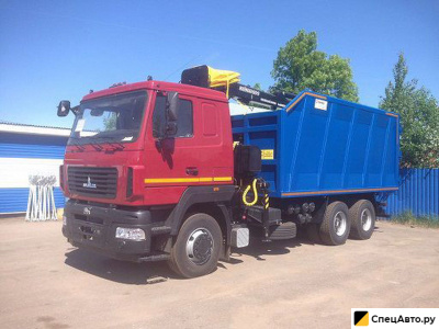Металловоз (ломовоз) МАЗ 6312С5-8525-012 с ГМУ Майман-110S