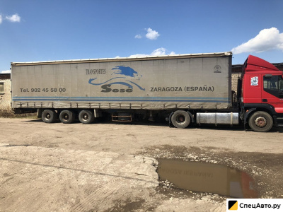 Тентованный полуприцеп Lecitrailer Bache Fixe